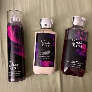 Bath & Body Works Dark Kiss Bundle